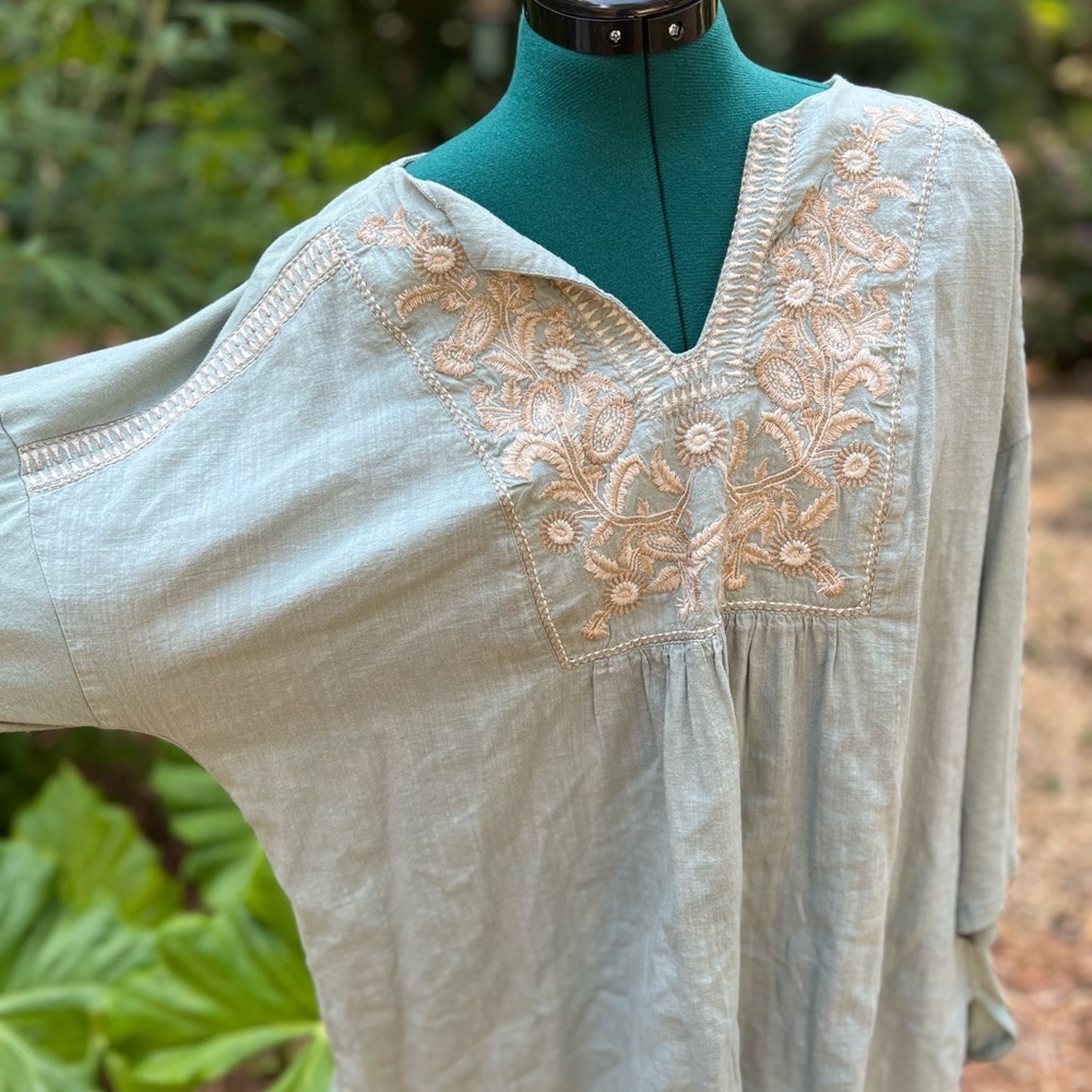 J. Jill Embroiled Long Sleeve Shirt